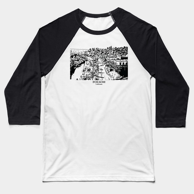 Folsom - California Baseball T-Shirt by Lakeric